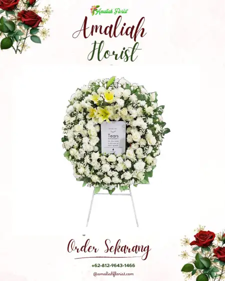 Krans Bunga Duka Sumberanom